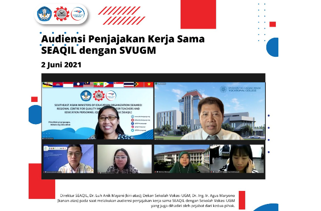 SEAQIL Jajaki Kolaborasi dengan Sekolah Vokasi UGM