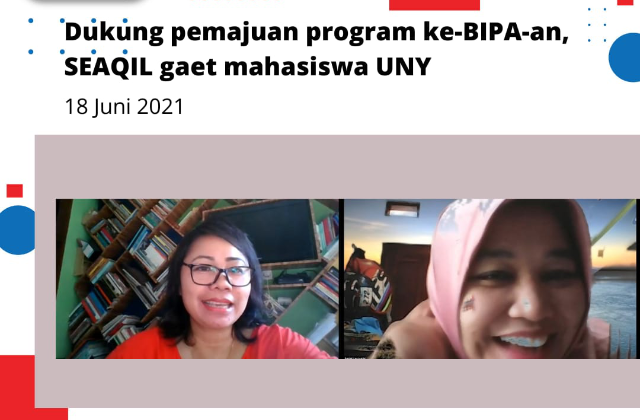 Dukung pemajuan program ke BIPA an, SEAQIL gaet mahasiswa UNY