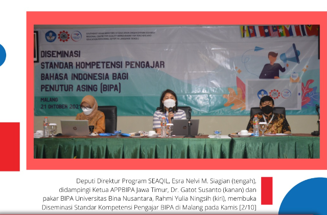 Pengajar BIPA di Malang ikut sempurnakan Standar Kompetensi Pengajar BIPA gagasan SEAQIL