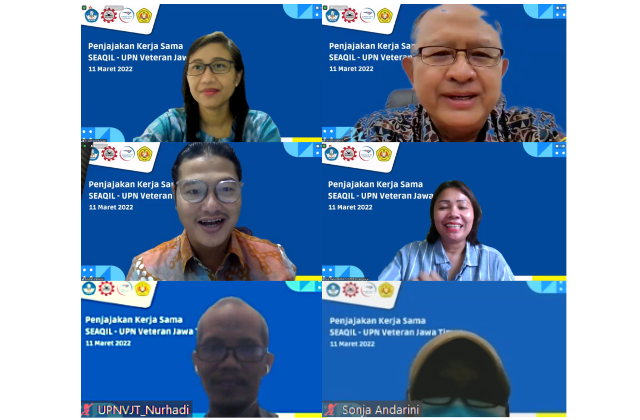 SEAQIL dan UPN Veteran Jawa Timur Kembangkan Potensi Kerja Sama BIPA