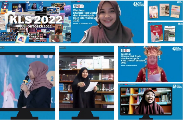 Siswa jenjang SMA SMK SMP sederajat gelar karya di penutupan Klub Literasi Sekolah 2022