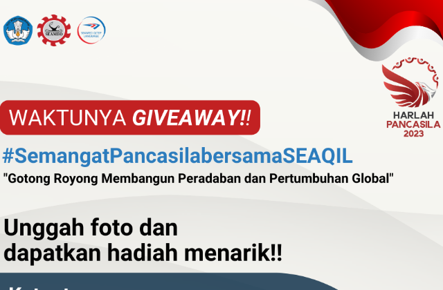 Giveaway Hari Lahir Pancasila bersama SEAQIL
