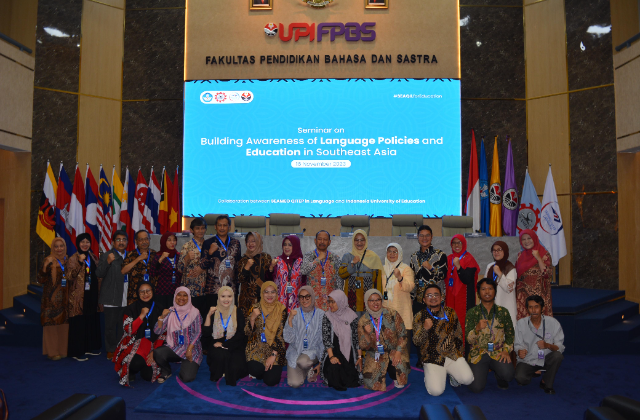 SEAQIL dan UPI selenggarakan Seminar Internasional Membangun Kesadaran Akan Kebijakan Bahasa dan Pendidikan di Asia Tenggara