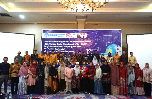 SEAQIL dan BBGP Sulawesi Selatan selenggarakan Pelatihan Peningkatan Kompetensi Literasi dan HOTS bagi Guru Bahasa di Provinsi Sulawesi Selatan
