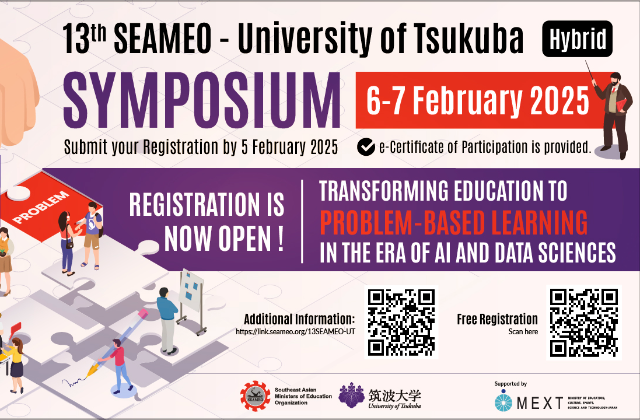 13th SEAMEO University of Tsukuba Symposium