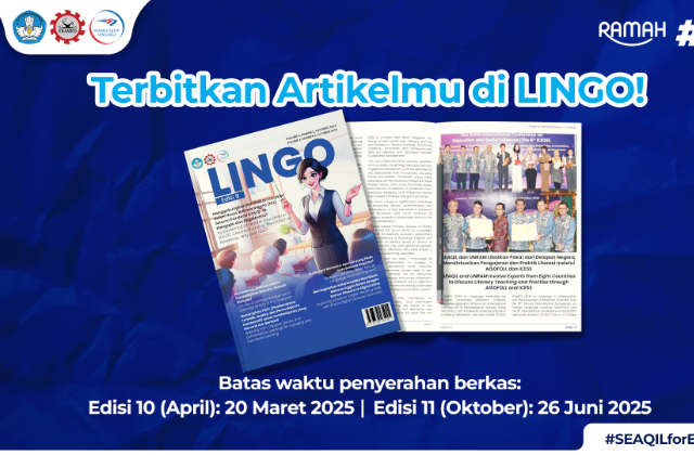 LINGO Menerima Pengumpulan Artikel Edisi 10 dan 11